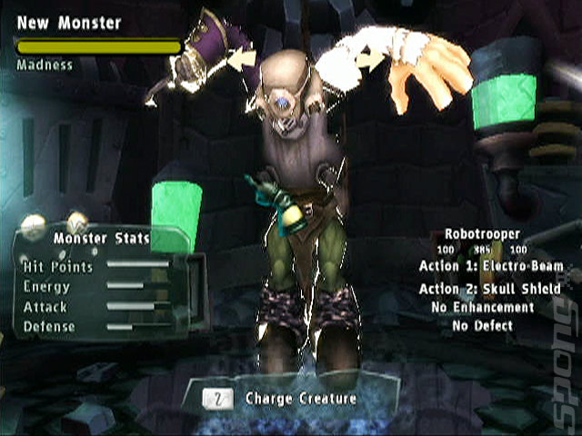 Monster Lab - Wii Screen