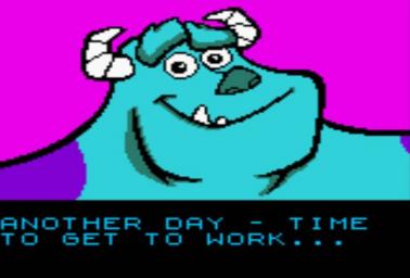 Monsters, Inc. - Game Boy Color Screen