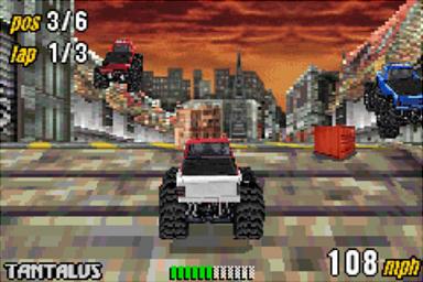 Monster Truck Madness - GBA Screen