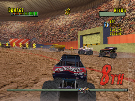 Monster Trux Arenas - Wii Screen