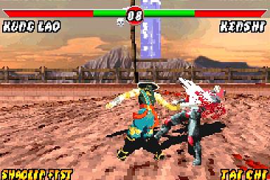 Mortal Kombat: Deadly Alliance - GBA Screen