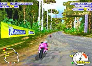 Moto Racer 2 - PlayStation Screen