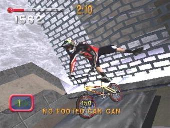 MTV Sports TJ Lavin's Ultimate BMX - PlayStation Screen