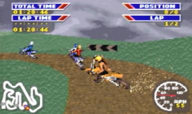 MX 2002 featuring Ricky Carmichael - GBA Screen