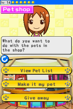 My Pet Shop - DS/DSi Screen