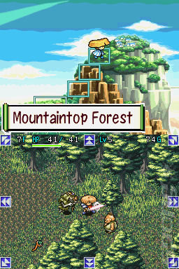 Mystery Dungeon: Shiren the Wanderer - DS/DSi Screen