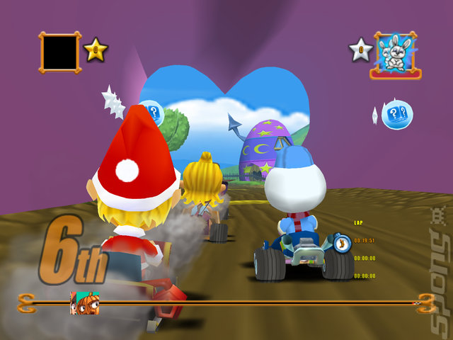 Myth Makers Super Kart GP - Wii Screen