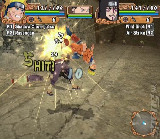 Naruto: Uzumaki Chronicles - PS2 Screen