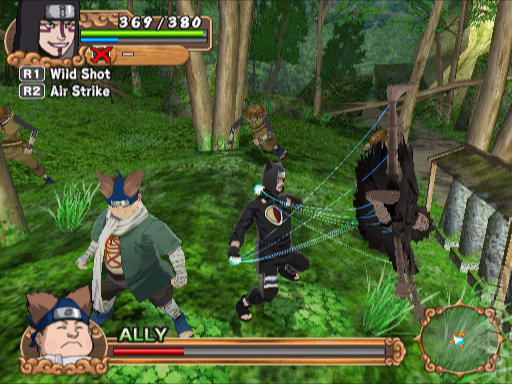 Naruto: Uzumaki Chronicles 2 - PS2 Screen