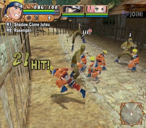 Naruto: Uzumaki Chronicles 2 - PS2 Screen