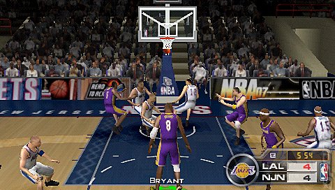 NBA '07 - PSP Screen
