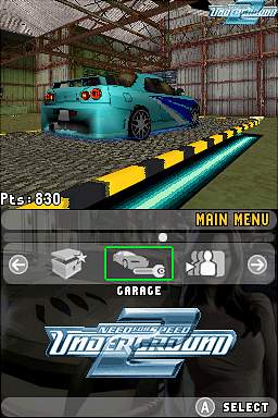 Need For Speed: Underground 2 - DS/DSi Screen