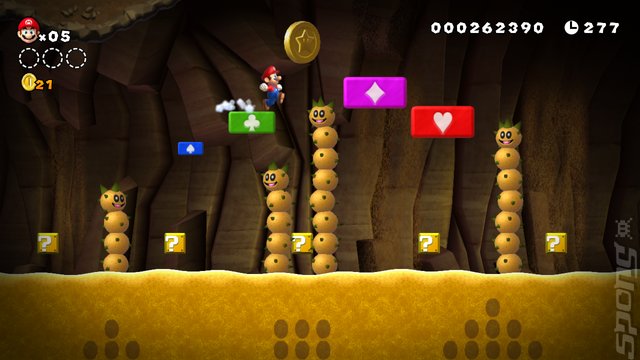 New Super Mario Bros. U - Wii U Screen