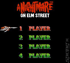 A Nightmare on Elm Street - NES Screen