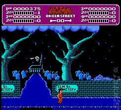 A Nightmare on Elm Street - NES Screen