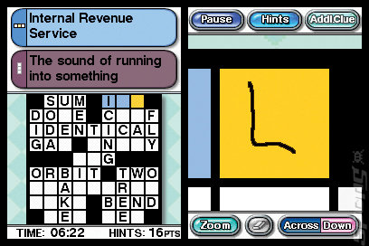 Nintendo Presents: Crossword Collection - DS/DSi Screen