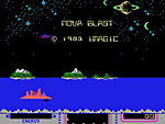 Nova Blast - Colecovision Screen
