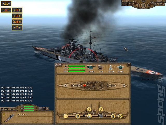 Pacific Storm: Allies - PC Screen