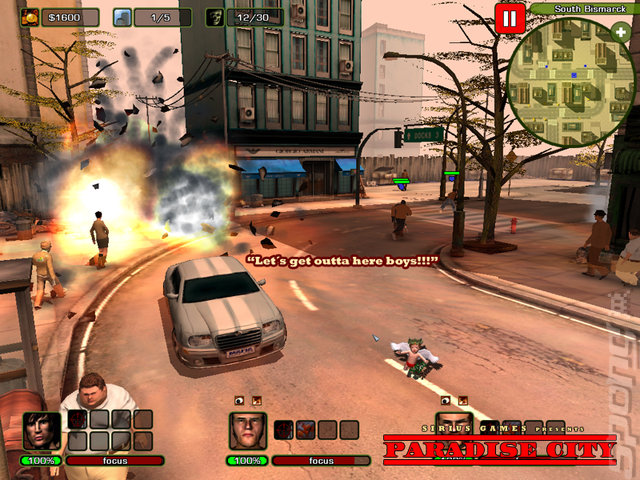 Escape From Paradise City - PC Screen