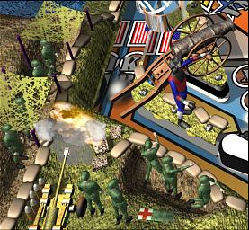 Patriotic Pinball - PlayStation Screen