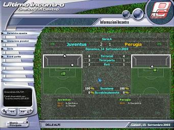 PC Calciatori 2004 - PC Screen