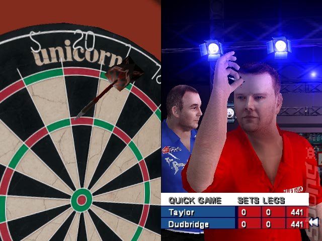 PDC World Championship Darts - PS2 Screen