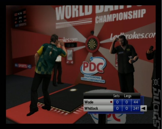 PDC World Championship Darts: Pro Tour - Wii Screen