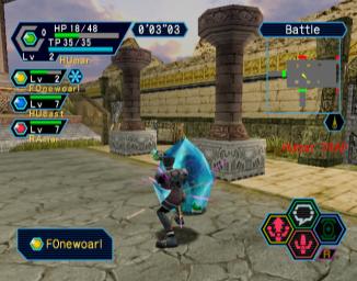 Phantasy Star Online Version II - Dreamcast Screen