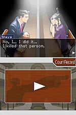 Phoenix Wright Ace Attorney: Justice For All - DS/DSi Screen