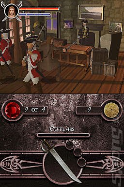 Pirates of the Caribbean: Dead Man's Chest - DS/DSi Screen