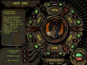 Planescape Torment - PC Screen