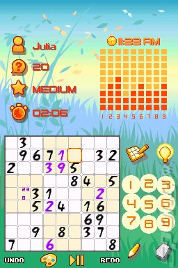 Platinum Sudoku - DS/DSi Screen