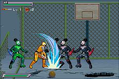 Power Rangers: Ninja Storm - GBA Screen