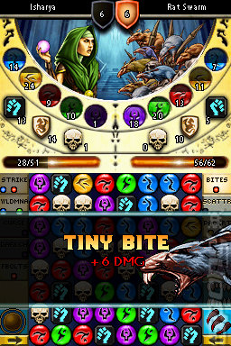 Puzzle Quest II - DS/DSi Screen