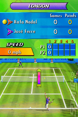 Rafa Nadal Tennis - DS/DSi Screen