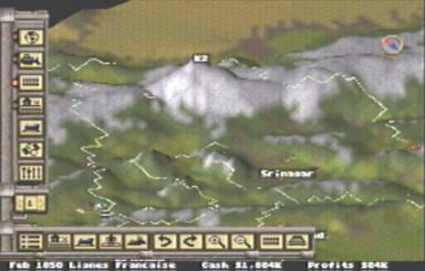 Railroad Tycoon II - PlayStation Screen