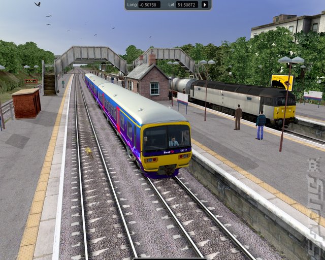 windows vista train simulator change track
