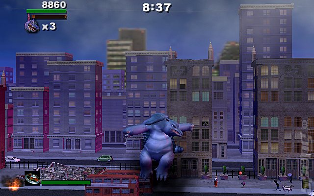 Rampage: Total Destruction - PS2 Screen