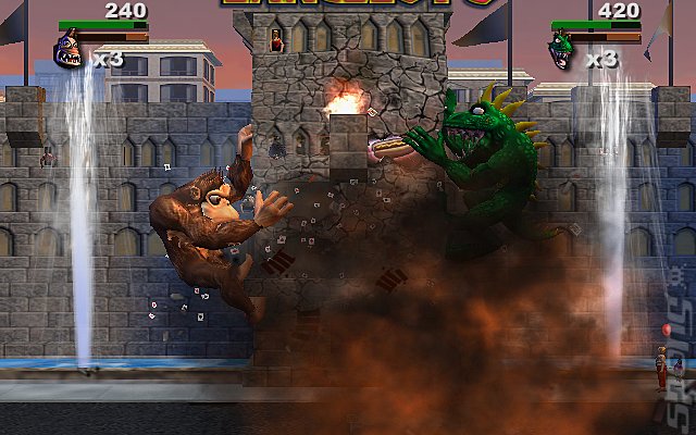 Rampage: Total Destruction - PS2 Screen