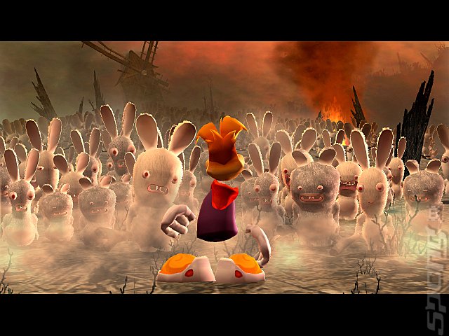 Rayman Raving Rabbids - PC Screen