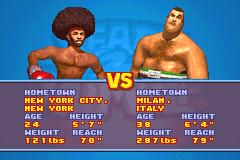 Ready 2 Rumble Boxing Round 2 - GBA Screen