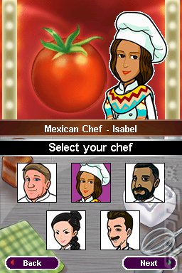 Ready, Steady, Cook: The Game - DS/DSi Screen