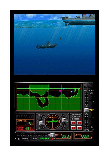 Rescue Submarine - DS/DSi Screen