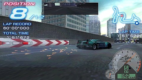 Ridge Racer - PSP Screen