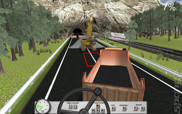 Roadworks Simulator - PC Screen