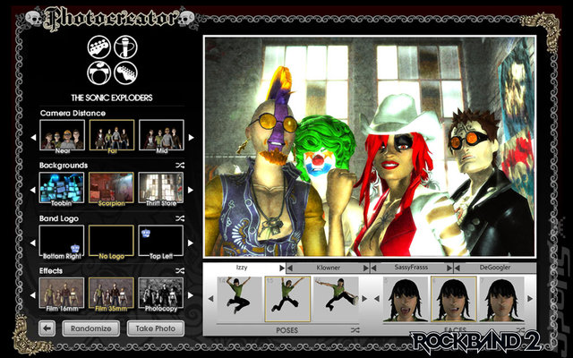 Rock Band 2 - Wii Screen