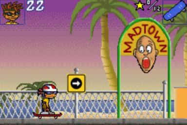 Rocket Power: Dream Scheme - GBA Screen