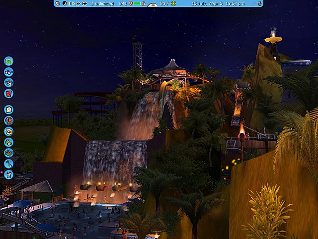 Rollercoaster Tycoon 3: Soaked - PC Screen
