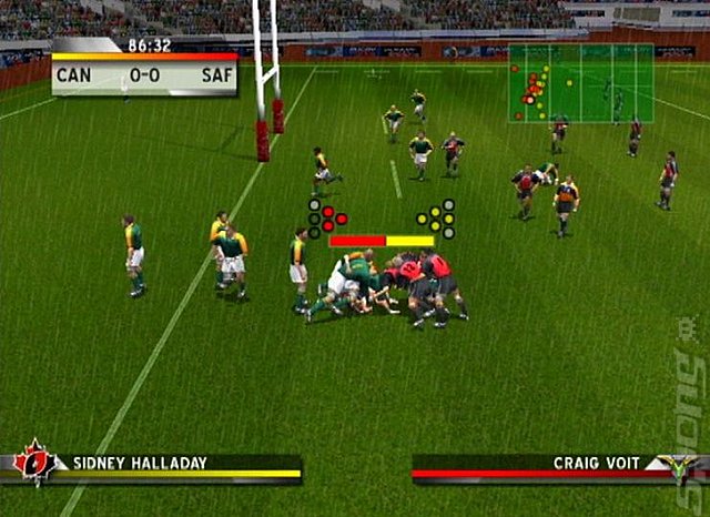 Rugby Challenge 2006 - PS2 Screen