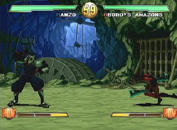 Samurai Shodown - Warriors Rage - PlayStation Screen